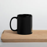 "Still Life" Black Glossy Mug