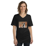 "Healing: The Pain You Choose in Order to Be Free" Unisex Short Sleeve V-Neck T-Shirt